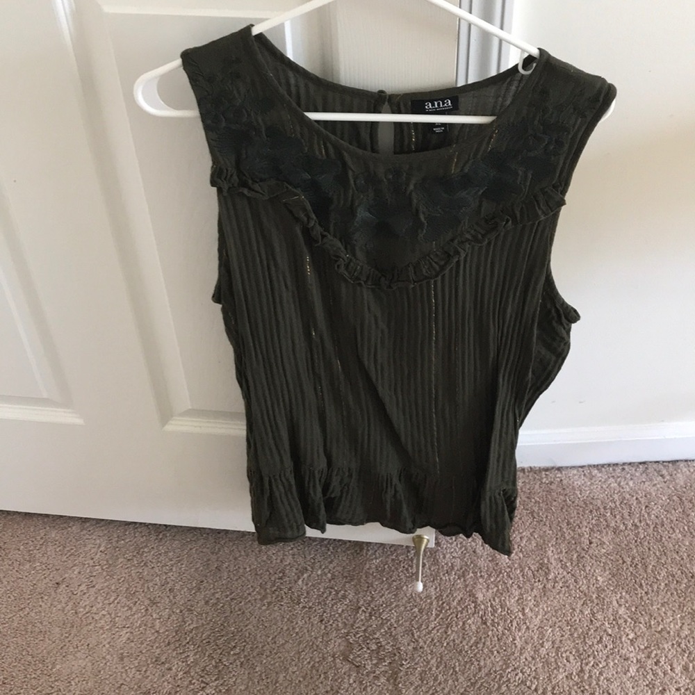 Army green a.n.a. Brand sleeveless blouse